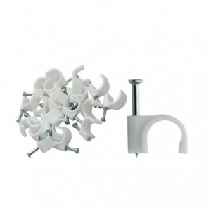 Cable Clip - 5mm ROUND (qty25)