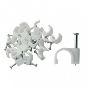 Cable Clip - 6mm ROUND (qty25)