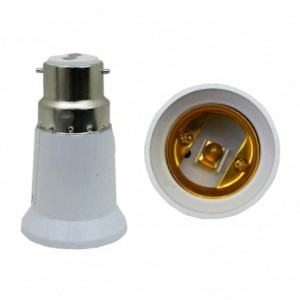 HOL023 Converter - B22(BC) Bottom to E27(ES) Top