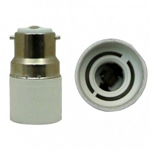 B22 Male to E14 Female Converter - an easy fix for incompatible sockets