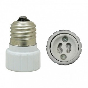 E27 Male to GU10 Female Converter