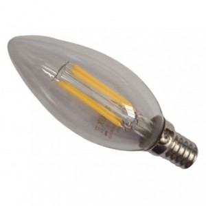 E14 Candle 4w Clear Filam3000k-KRILUX DISCONTINUE