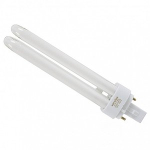 EUROLUX G24d1-1 CFL 2 Pin Lightbulb - 18w / Cool White