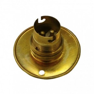 Lampholder B22 BATTENBRONZE/BRASS