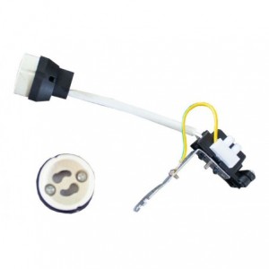 LAMPHOLDER GU10 with Earthand Bracket