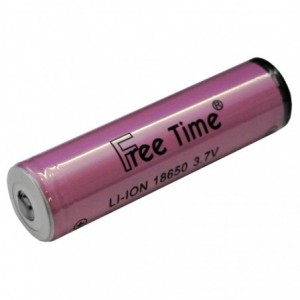 2600MaH Lithium-ion Battery with CAP - 18650 / 3.7v- 26 