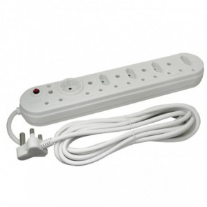 MULTIPLUG - 10 WAY with 5mcord-5x16A-4x5A+1xshuko