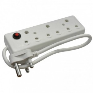 3 Way Multiplug 3x 3-Pin 16A + Overload Protection