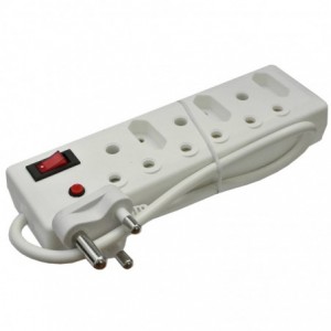 Multiplug - 6 Way With 1SWITCH