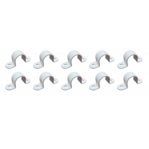 PVC Saddles - 20mm / 10 Pack