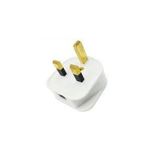 PLUG TOP 13A British White