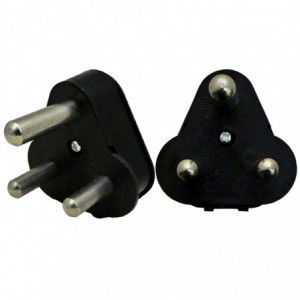 PLUG TOP 16A Black pvc
