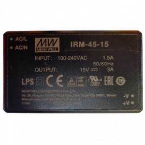 POWER SUPPLY - 15v 3 ampMeanwell NO CABLES