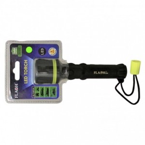 TORCH - LED3 BLACK 2xAA PVCexcl batt (FLS)