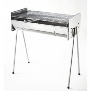 Metalix 451 Large Adustable Braai - Stainless Steel Retail Box 1 year warranty