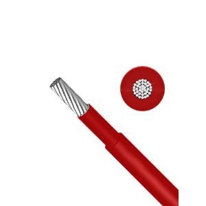 35mm2 Single-core HV DC Cable 1m - Red