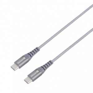 Skross USB Type-C to USB Type-C Braided Cable - Grey