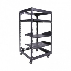 LinkQnet 16U AV Rack with 4 Castors