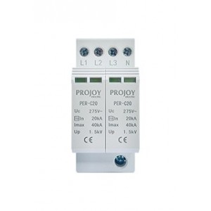 PROJOY Surge Protection Device Three-Phase AC 440V 20KA Type 1+2