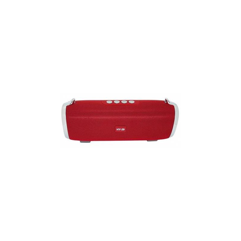 Microworld HY29 Red Bluetooth Speaker / USB / FM / MicroSD