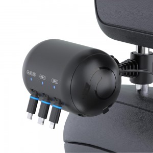 3-in-1 Retractable Backseat Car Charging Station | Keep Every Passenger Powered- Organised- and Ready to Go