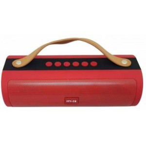 Microworld HY19 Red Bluetooth Speaker / USB / FM / MicroSD