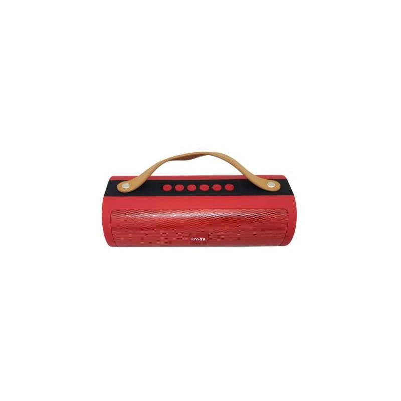Microworld HY19 Red Bluetooth Speaker / USB / FM / MicroSD