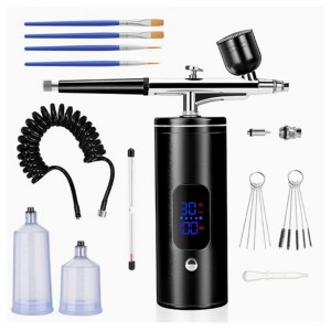 Wireless Airbrush Kit for Barbers- Nail Art- Makeup- Model Painting | Create Anywhere with Portable Precision Airbrushing