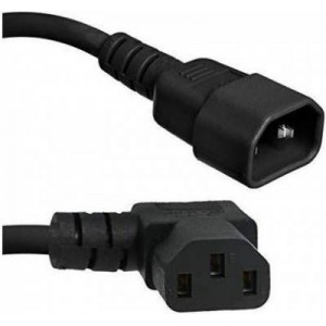 Microworld Right Angle C13 to C14 1.8m Cable