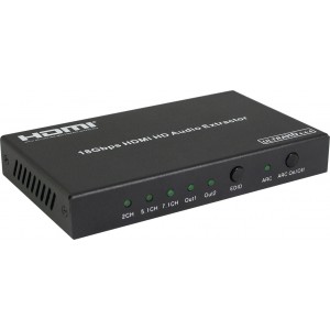  HDCVT  HDV-B11A HDMI 2.0 Audio  Extractor  With Dedicated HDMI Out Port For Audio only