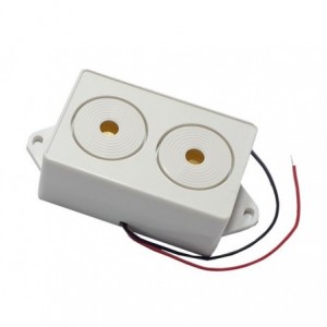 Piezo Siren DUAL-TONE 24VDC 2-HOLE 2-WIRE XPB8555-26.28T24W