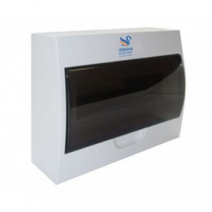 12W PVC Surface Samite Db Tinted Flap DB-ADD3-12W-PS-B
