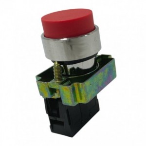22mm PUSH BUTTON SWITCH RAISED HEAD RED 220VAC EXB2-BL42