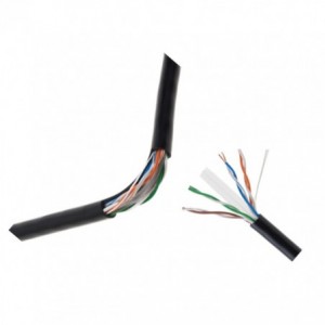 CAT6 Utp Ethernet Cable Cca 8C Solid Black - Per Meter UTPC68C