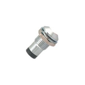 LED HOLDER 3mm CHROME CONVEX M6 BODY MLH-3-2