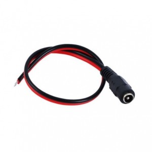2.1mm IN-LINE DC PLUG OPEN ENDED 200mm LONG TBA