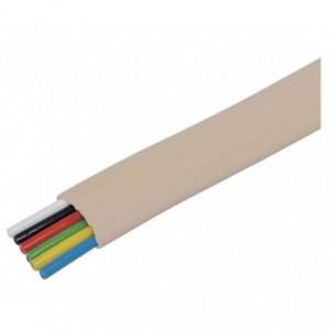 Flat Telephone Cable 6C Flex Cream - Per Meter CABMAWG26-6