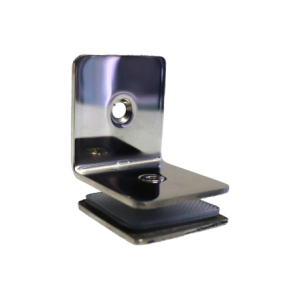 Shower Panel Glass Clamp - (mirror Finish)