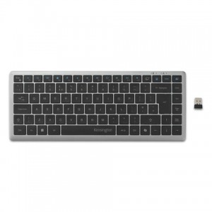 Kensington - KB435 Rechargeable Keyboard - Black (15 Programmable Keys + AI Copilot Key for Enhanced Productivity)