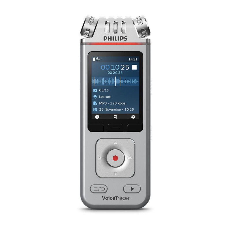 Philips Voice Tracer with 3mic, App control & Share Function