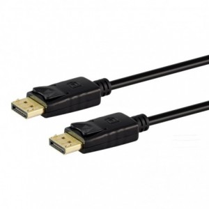 LinkQnet 2M DisplayPort Male to DisplayPort Male Cable - Black