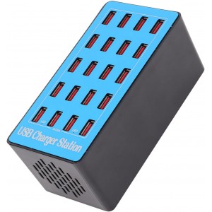 100W Multi-Port USB Fast Charging Station | One Charger. Multiple Devices. Maximum Power.
