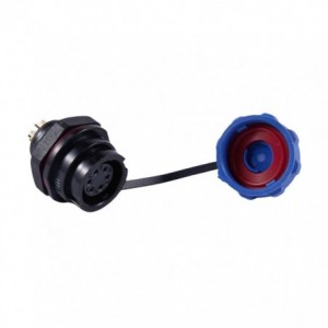 Panel Mount Socket / Female 6P IP67 Bayonet SY1312/S-6