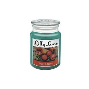 Lilly Lane Sweet Apple Scented Candle Large Lidded Mason Glass Jar â€“ Wax Capacity 510grams  Burn Time Up to 75 Hours  High Qua
