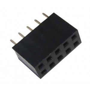 SOCKET DIL PCB P2.54mm STR 10W DK513-02-10 / 190359