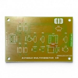 Pcb Only For Monostable Multivibrator Circuit (LM555) PIE41-002-01