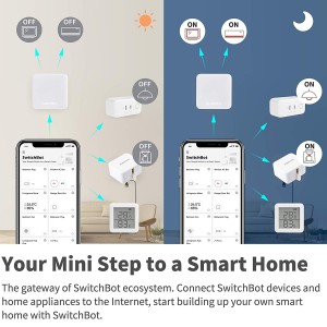 SwitchBot Hub Mini Smart Remote ( works with Alexa Google Home Siri IFTTT )