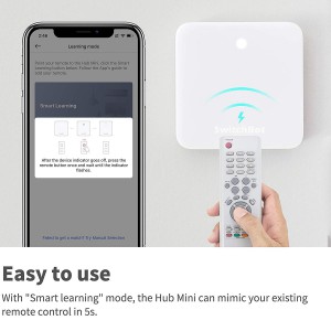 SwitchBot Hub Mini Smart Remote ( works with Alexa Google Home Siri IFTTT )