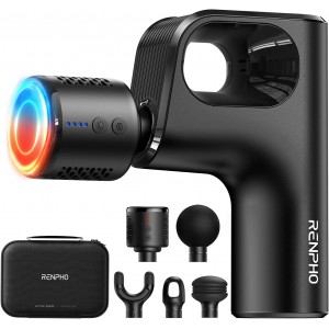 RENPHO Active Thermacool Massage Gun | Heated &amp; Cooling Deep Tissue Percussion Massager