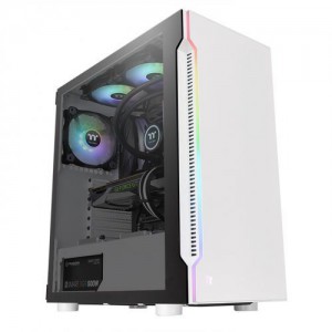 Thermaltake H200 TG Snow RGB ATX Mid Tower Chassis